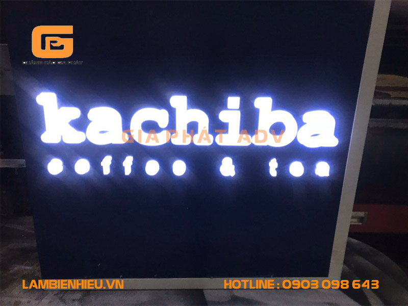 Bảng hiệu alu âm bản Kachiba