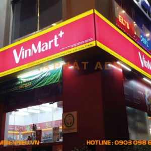 Biển quảng cáo bạt hiflex cho siêu thị của Vinmart